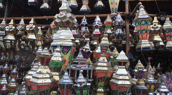 Traditional egyptian lanterns for Ramadan