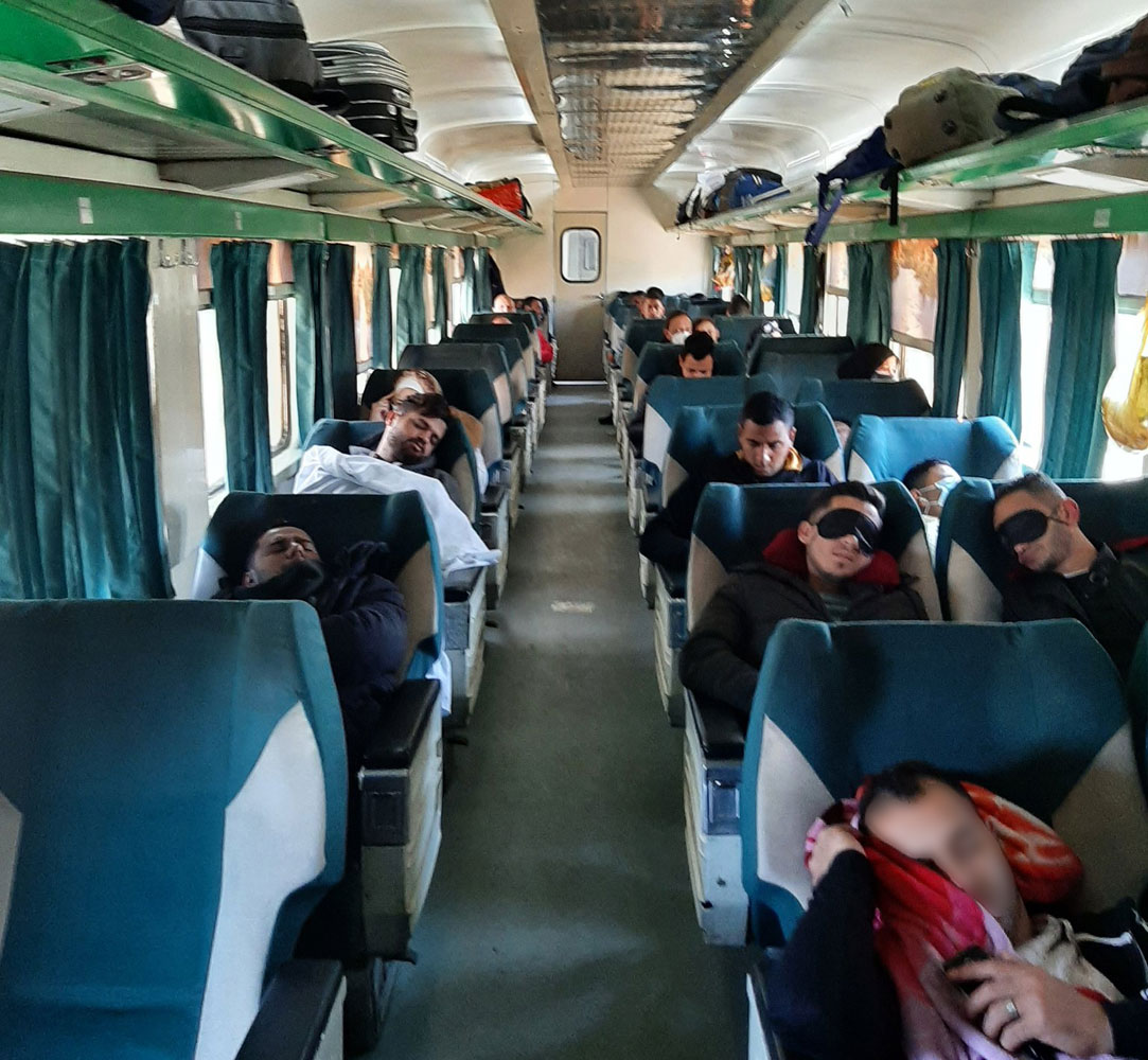 
Local train to Luxor from Cairo