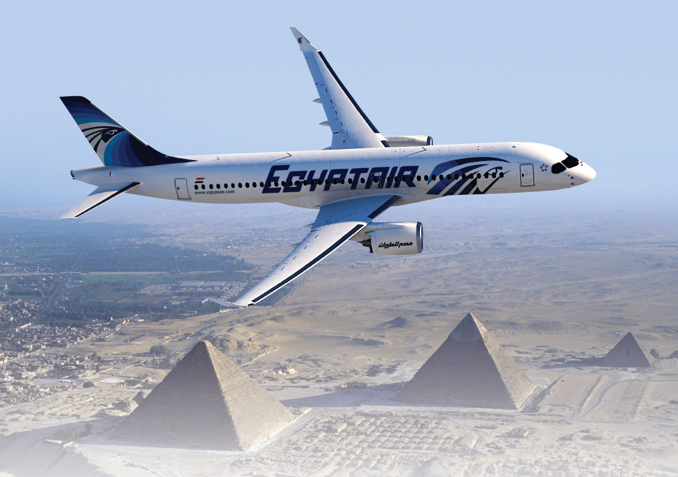 Travelling to Luxor by Egyptair