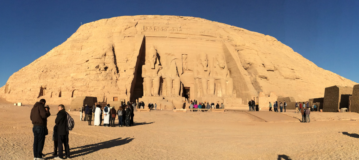 The main temple at Abu Simbel