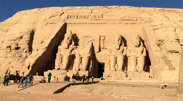 The Great Abu Simbel temple.