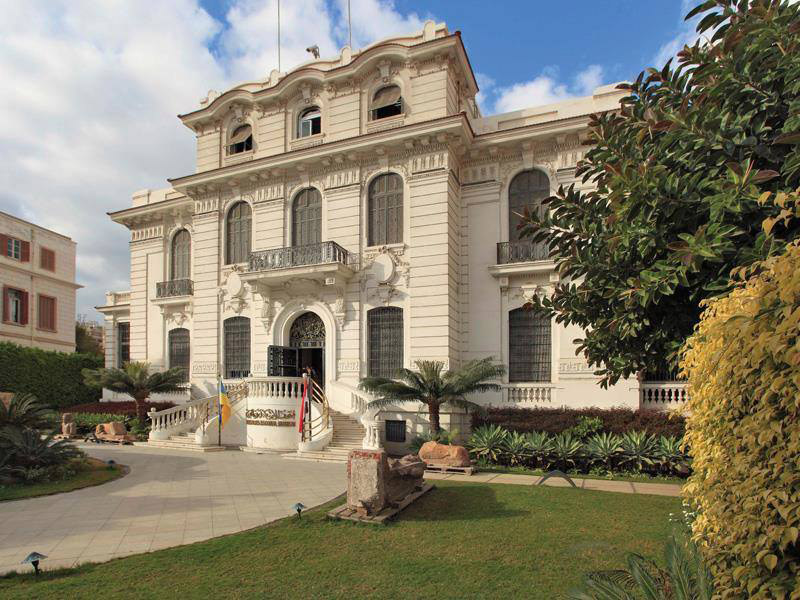 Basil Pasha palace hosts Alexandria National Museum.