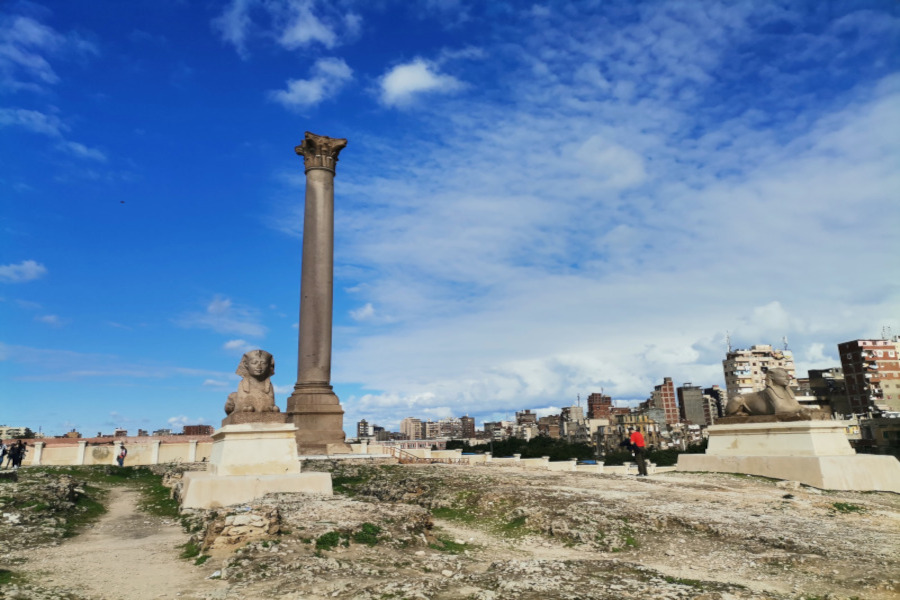 Tour de Alejandría al pilar de Pompeyo
