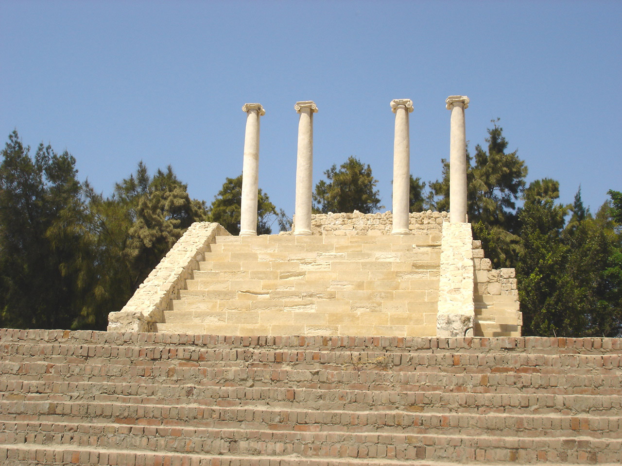 Ras el-Soda temple in Alexandria, Egypt