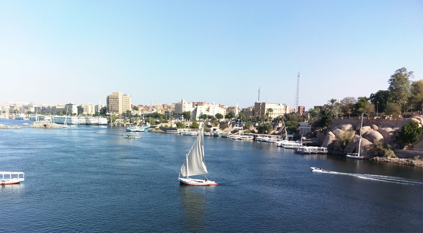  
Tour de Felucca en Asuán