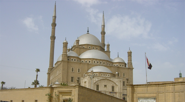 Vista generale della moschea Mohammed Ali 