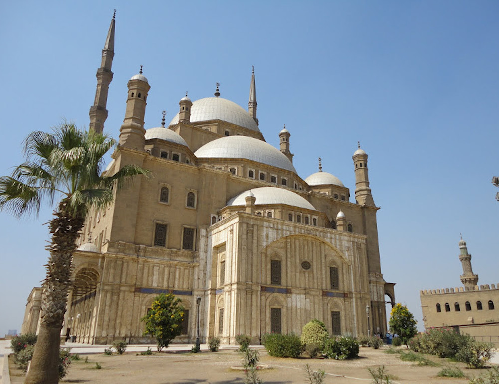 Mezquita de Alabastro de Mohammed Ali en la ciudadela de El Cairo 