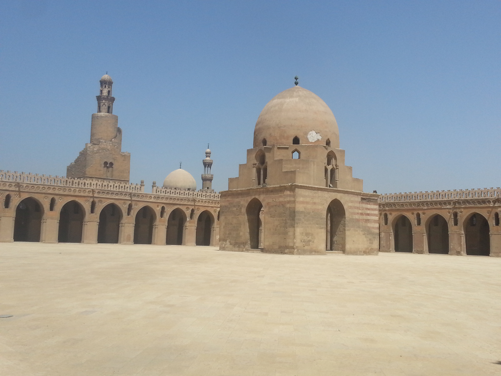 Inner courtyard of Ibn Tulun mosque