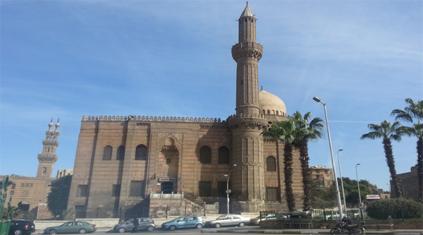 Mahmudeya mosque at the bottom of the Citadel.