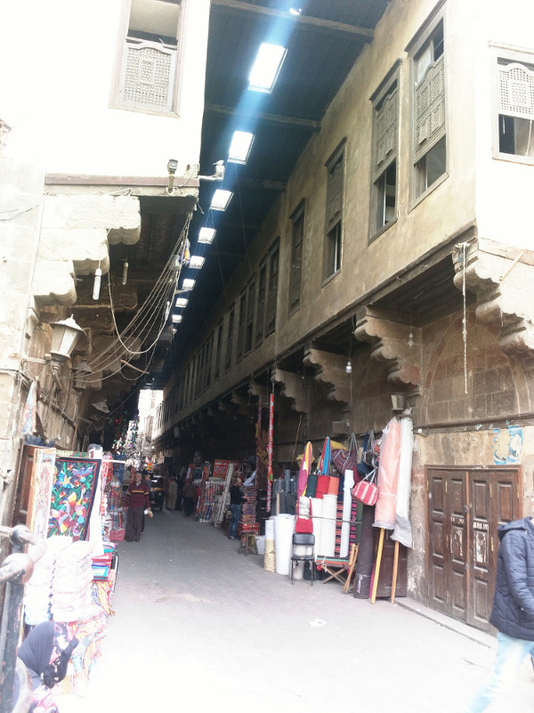  Bazar de fabricantes de tiendas de campaña Al Khayamiya en El Cairo