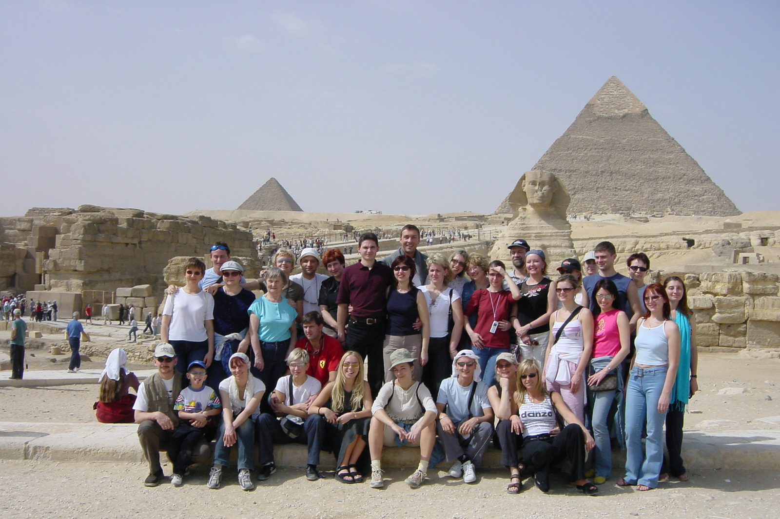 
At the Egyptian Pyramids