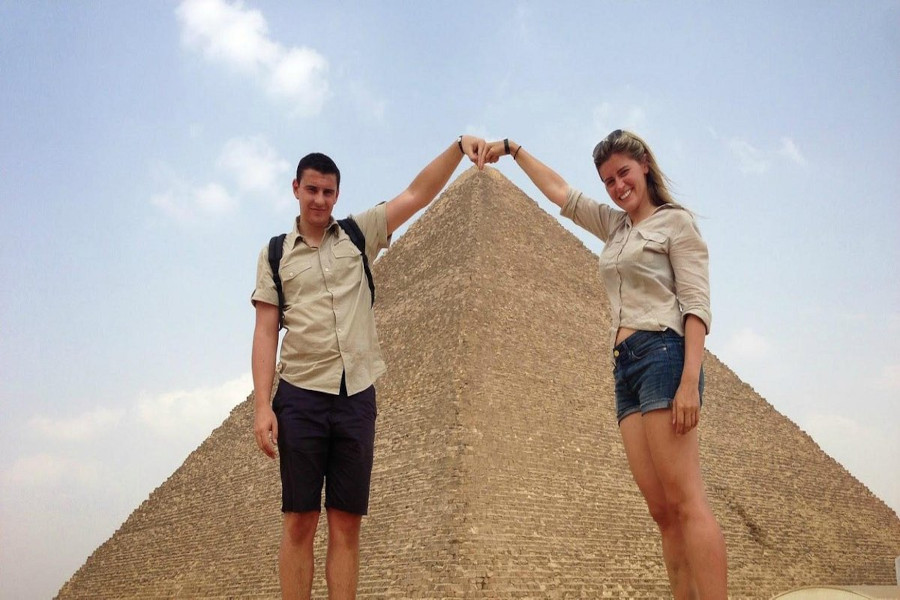 Excursion aux grandes pyramides de Gizeh 