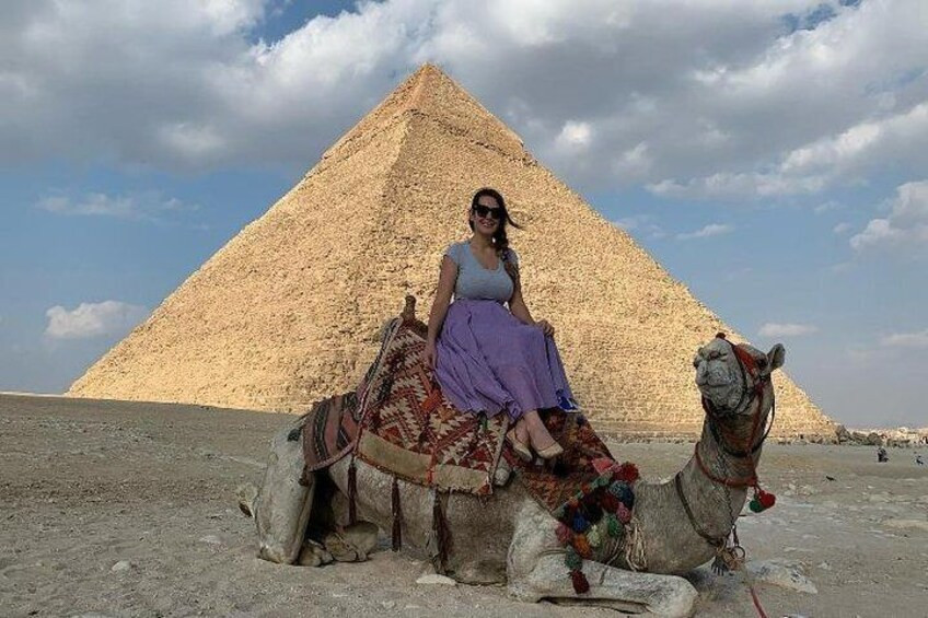Tours aux pyramides à dos de chameau