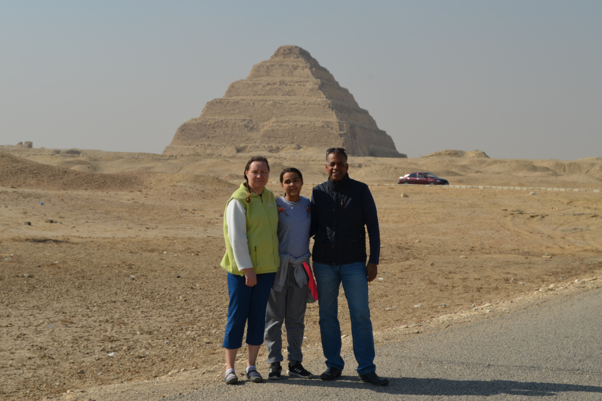 Excursion from Alexandria port to Saqqara