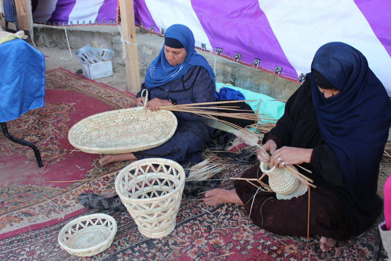 
Hand-made baskets of Fayoum