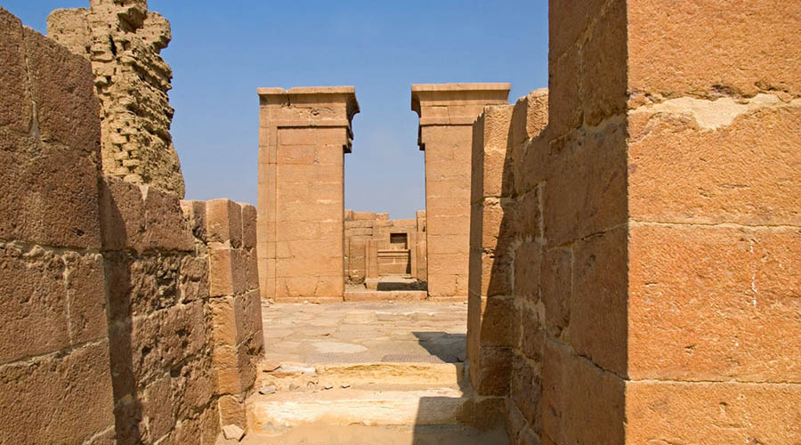 
City of Karanis and its temple