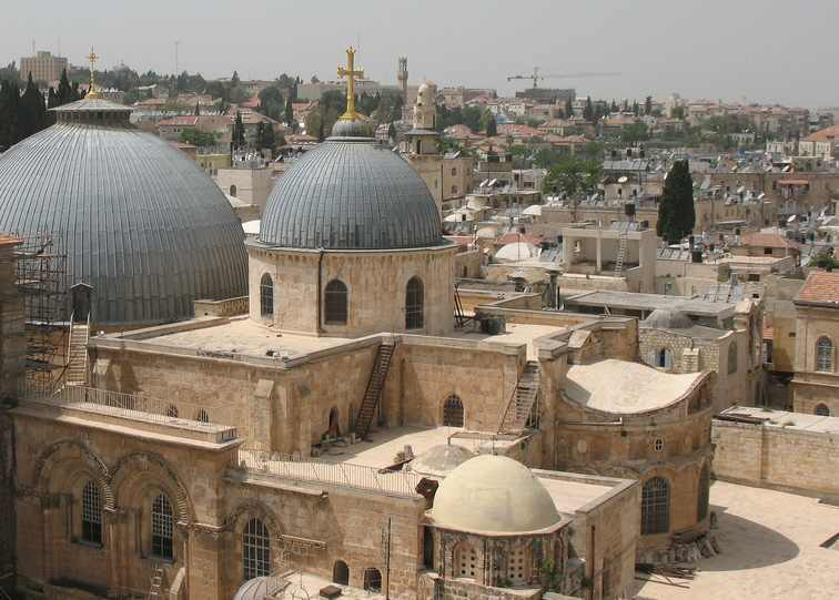 Church of the holy sepulcher in Jerusalem