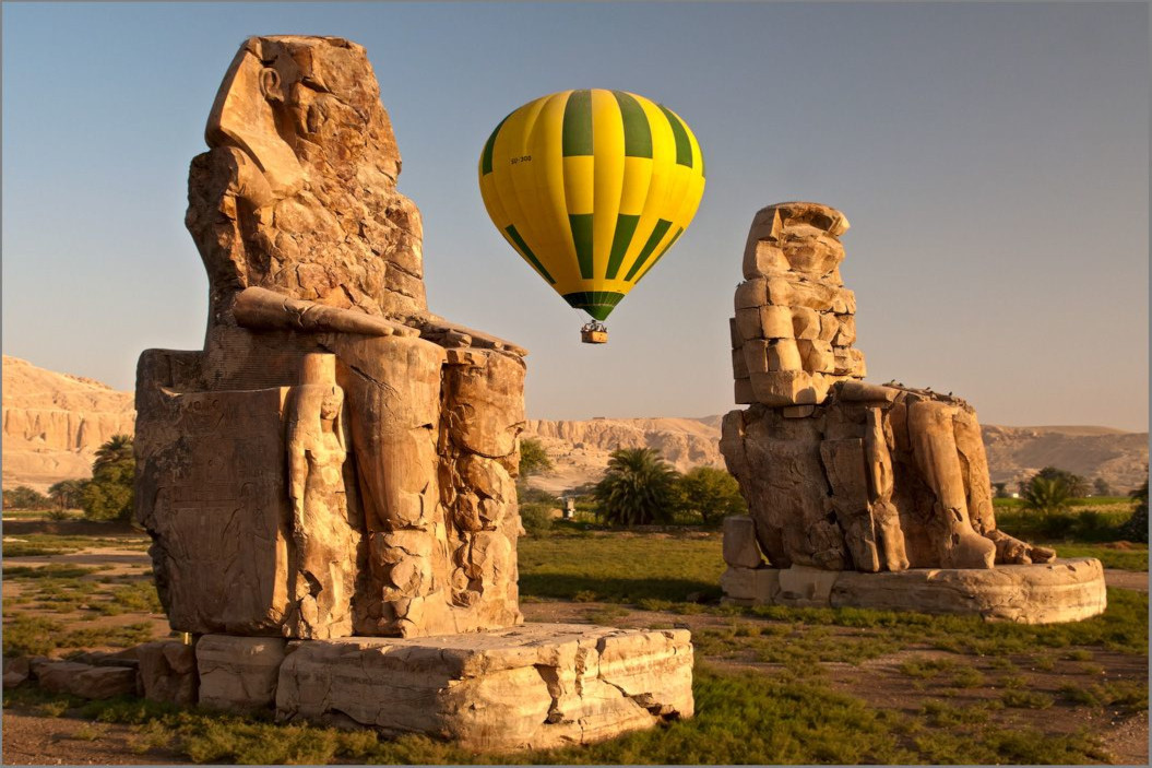 Hot-air balloon ride over Luxor