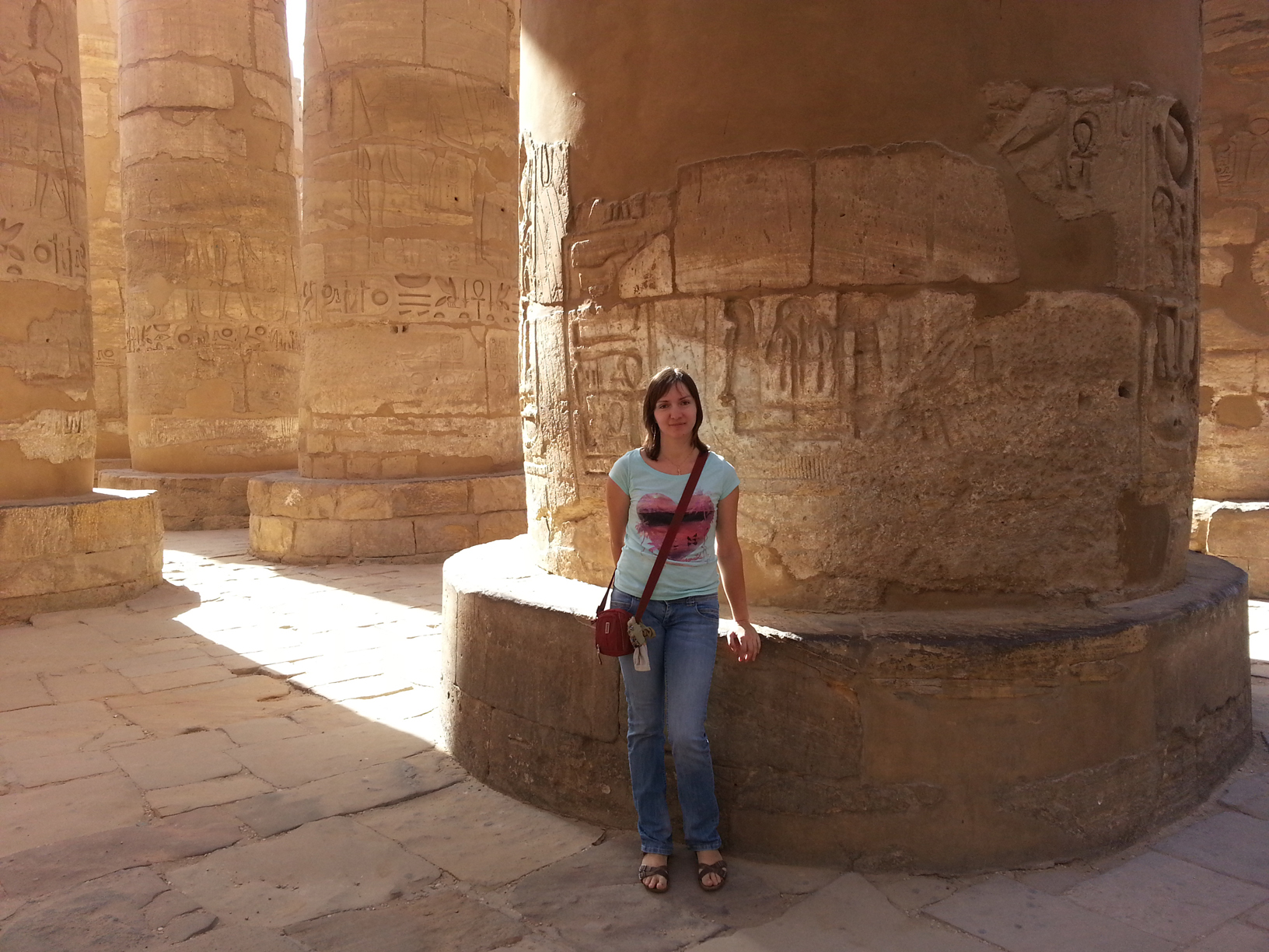 
Sala hipóstila en el Templo de Karnak, Luxor