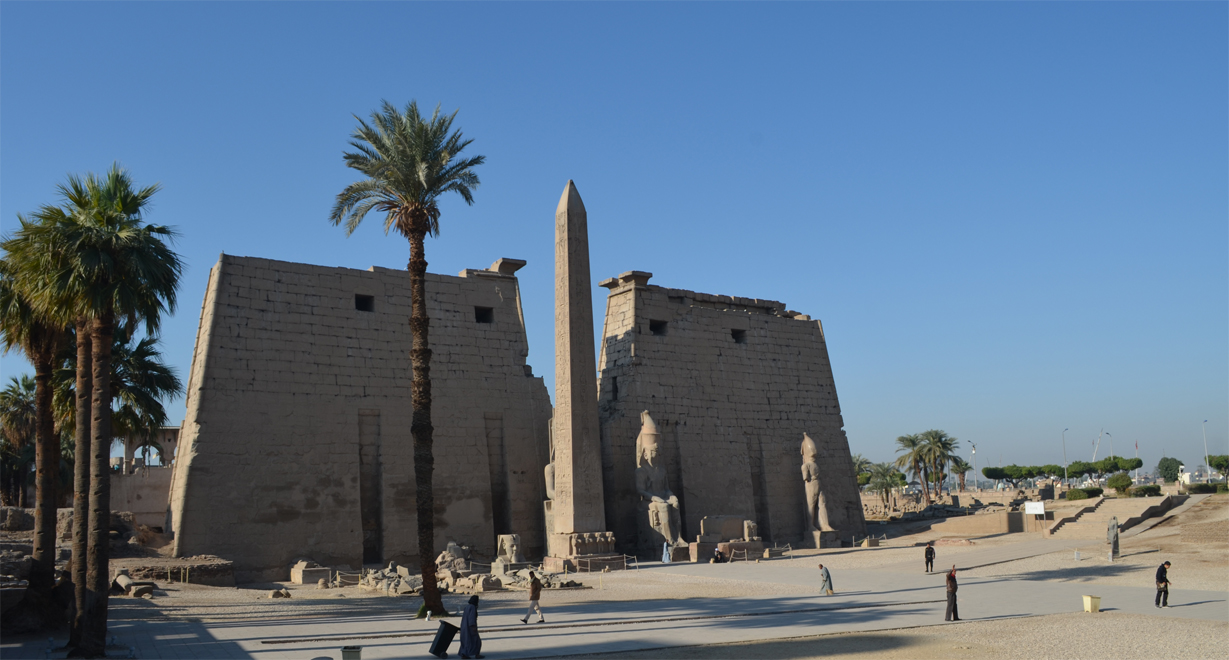 
Luxor temple main entrance