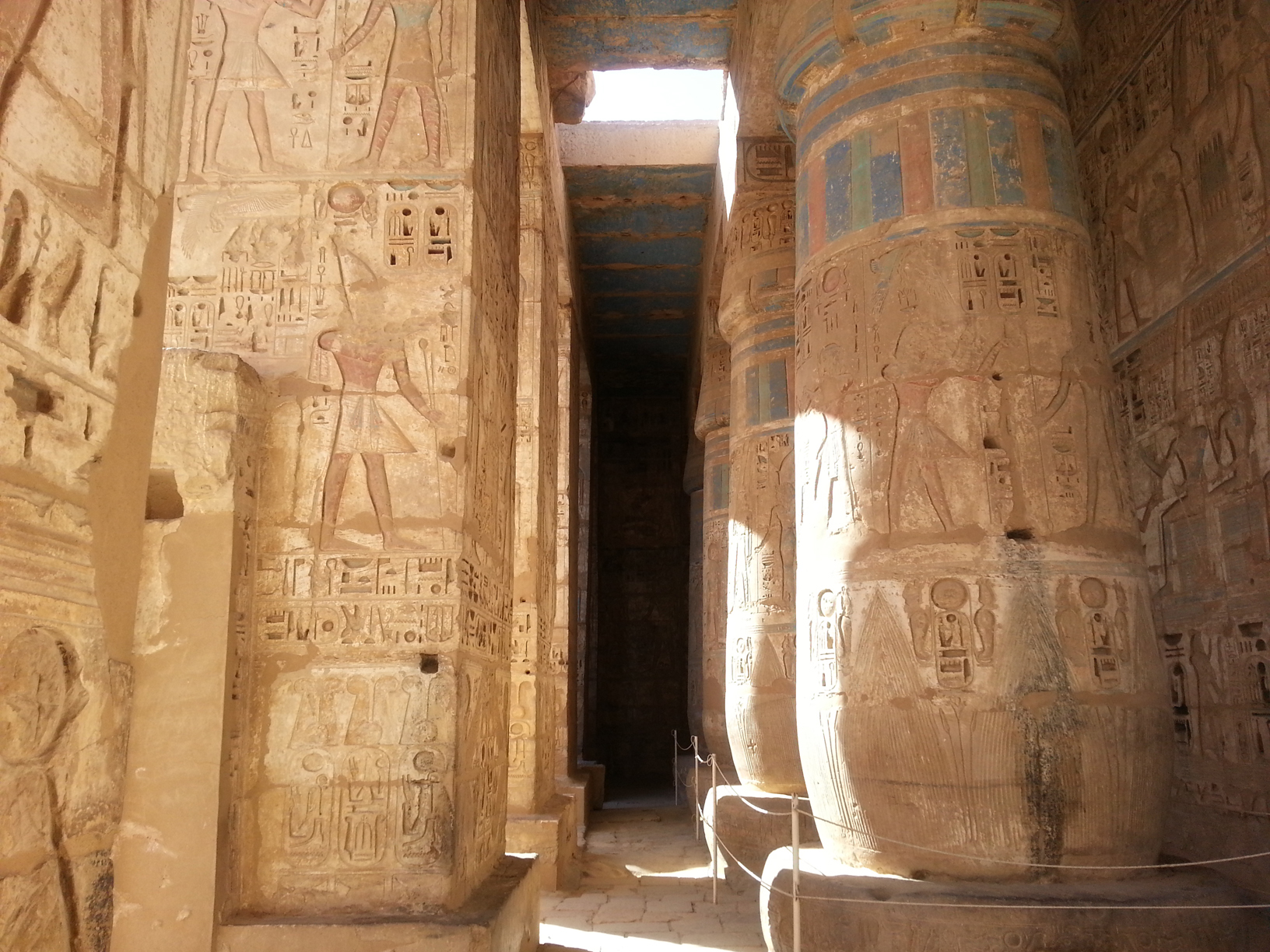 
Medinet Habu temple at Luxor