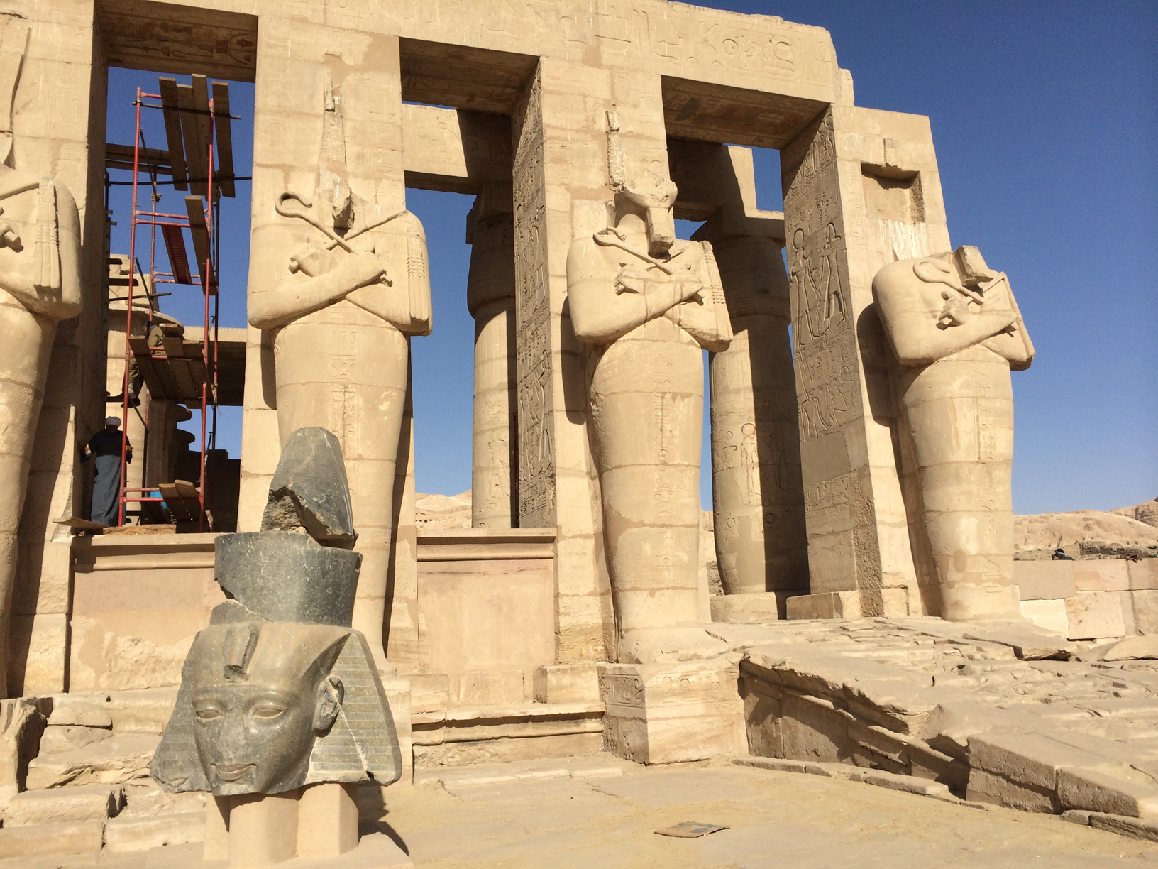 
Ramesseum temple at Luxor