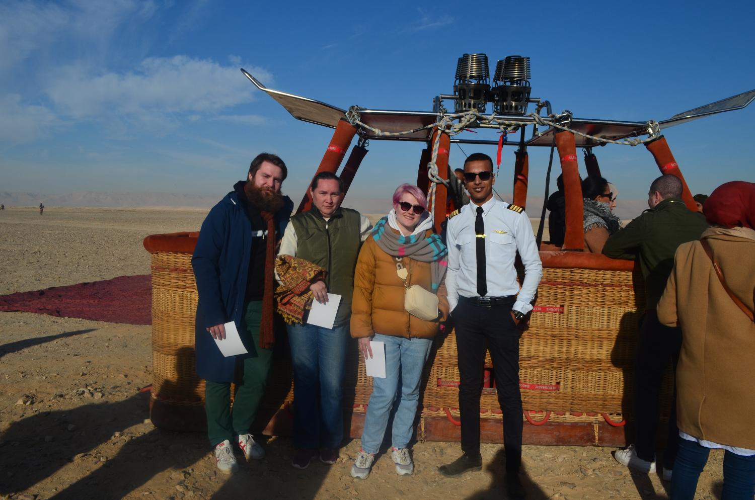 
Excursion of hot air balloon over Luxor temples