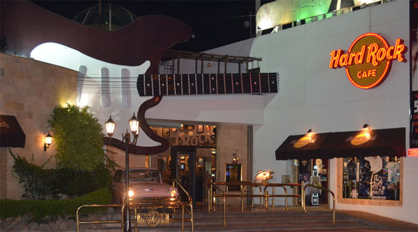 Hard Rock cafe in Naama bay