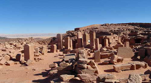 Remains of Serabit el-Khadim temple