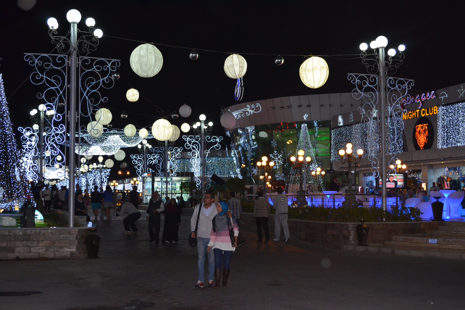 
Alla piazza Soho a Sharm el Sheikh