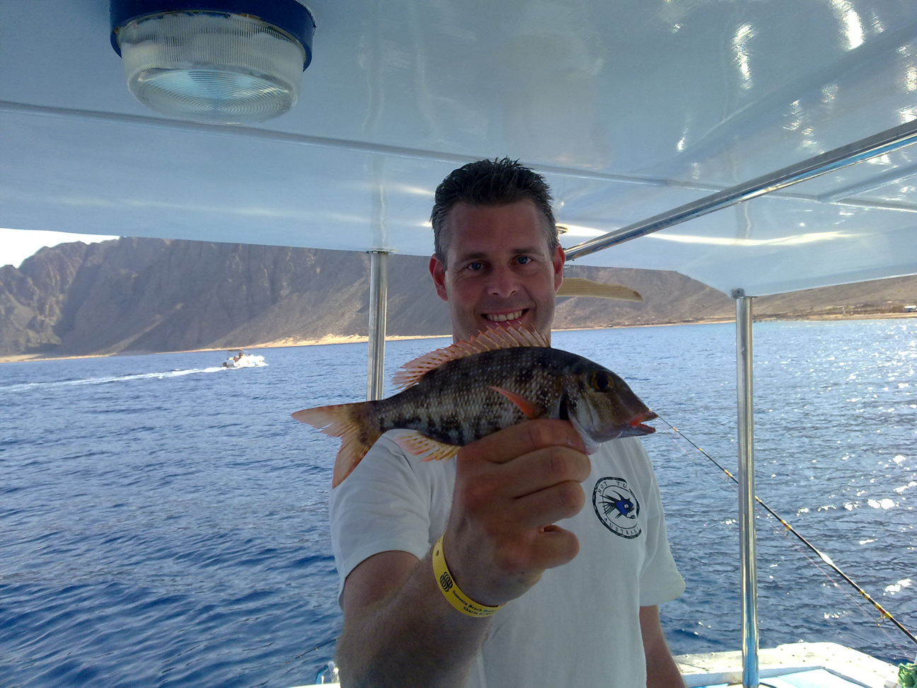 Actividad de pesca en Mar Rojo