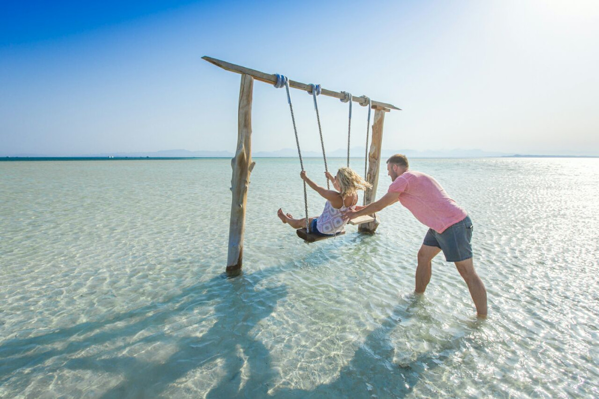 Excursion de plongée en apnée dans la baie d'Orange au départ d'Hurghada 