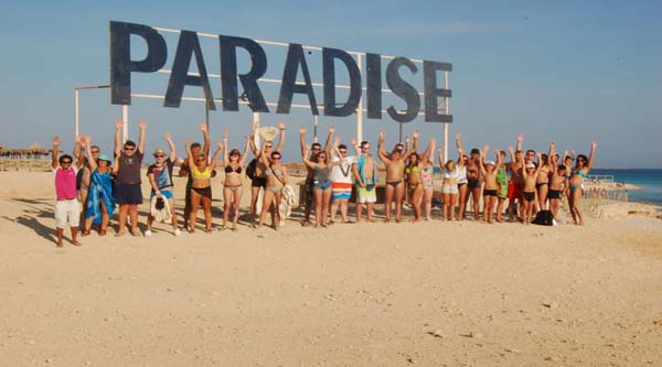 Paradise island excursion from Hurghada