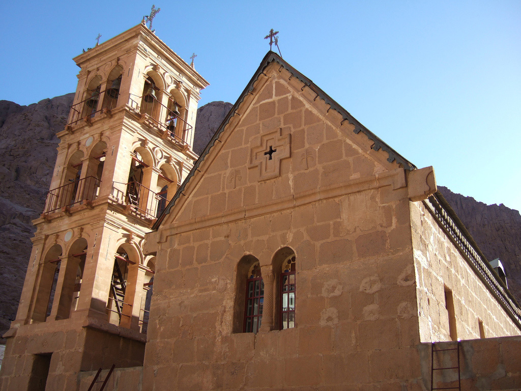 Basilique du monastère Sainte-Catherine, sud du Sinaï 
