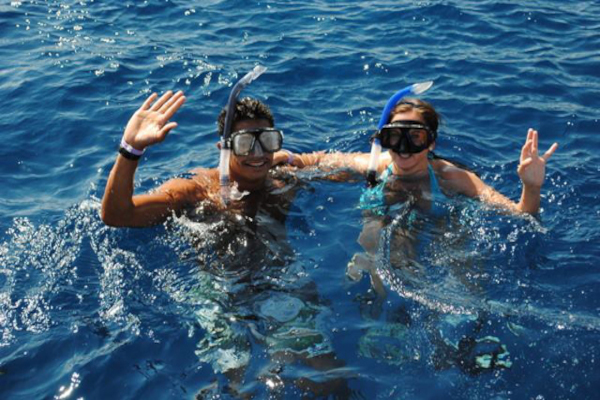 Snorkeling in the Red sea all year round.