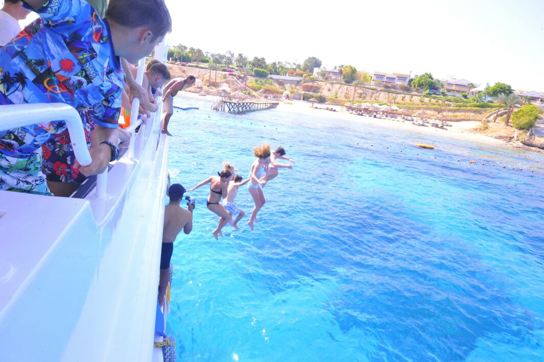 
Snorkeling from the shore in Ras Mohammed 