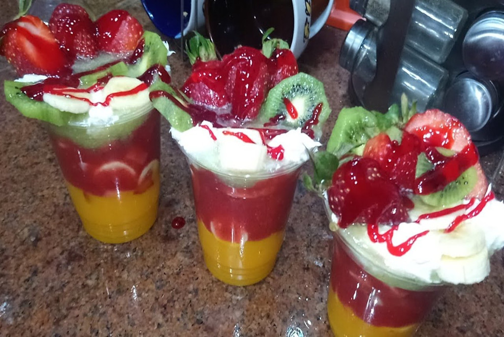 
Fruit-cocktail drink