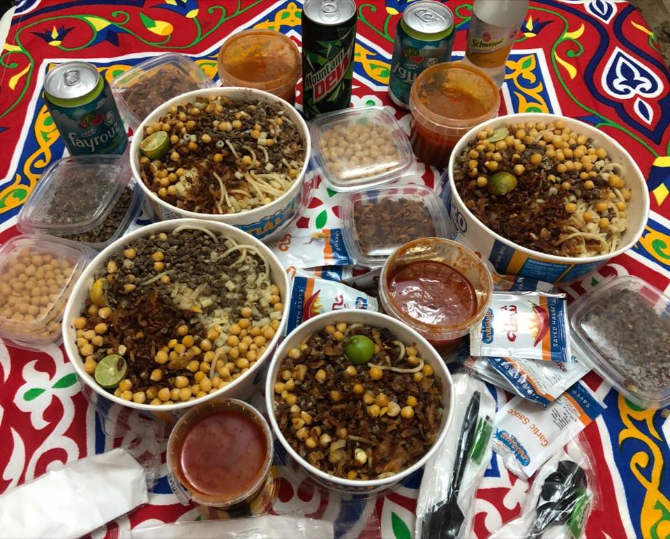 
Koshari: comida tradicional de El Cairo