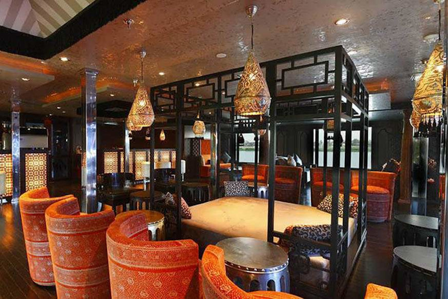 
Lounge bar at Darakum Nile cruise