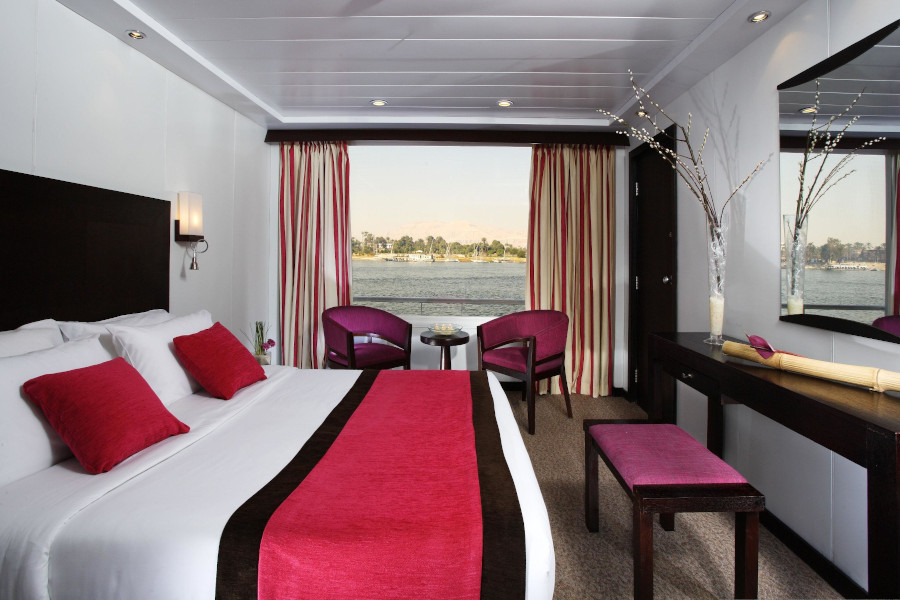 
Cabin of MS Royal Lily 5* Deluxe Nile cruise boat