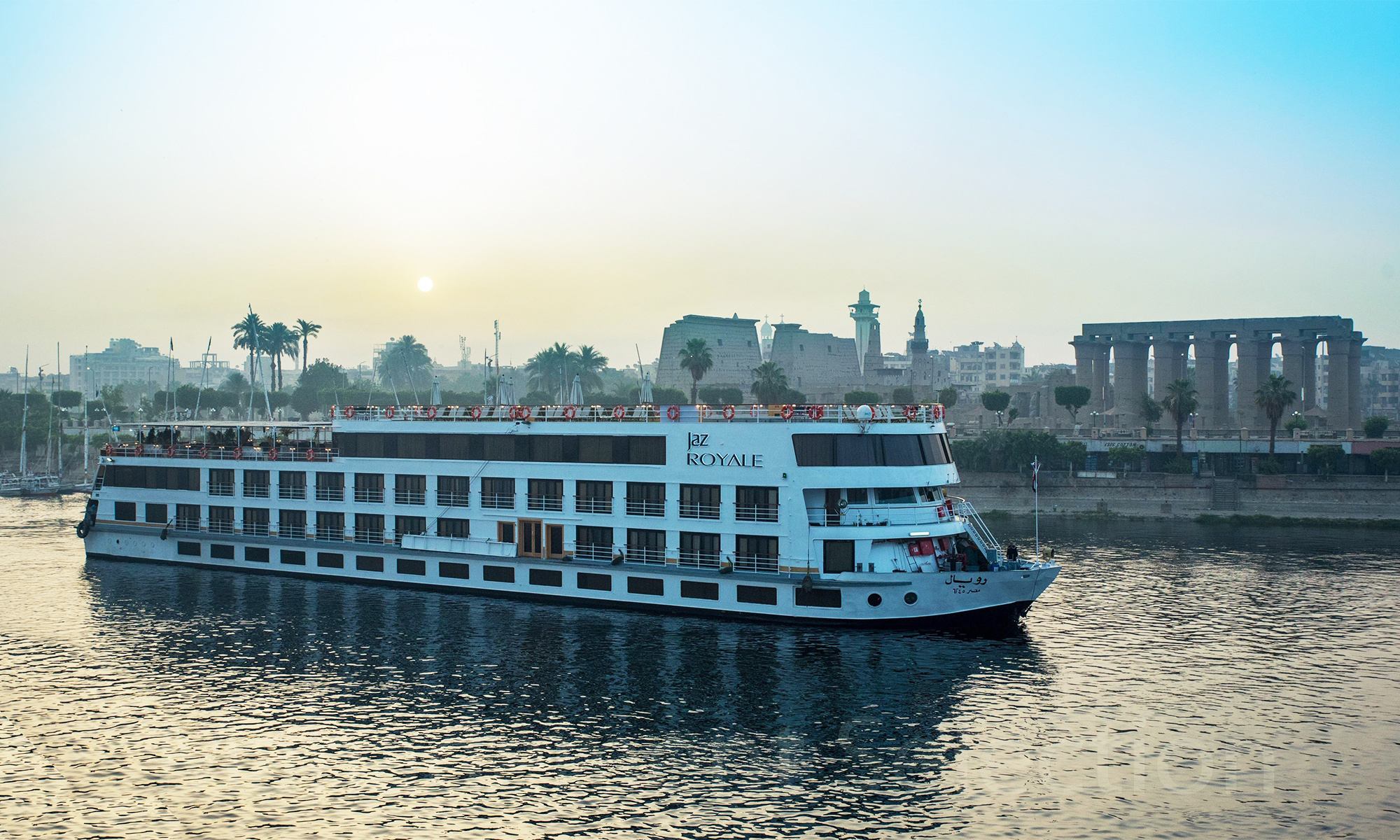 Floating hotel in Luxor