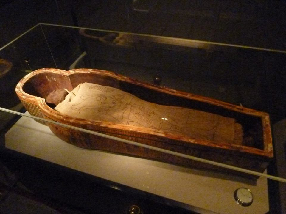 
Мумия человека из музея мумификации, Луксор 