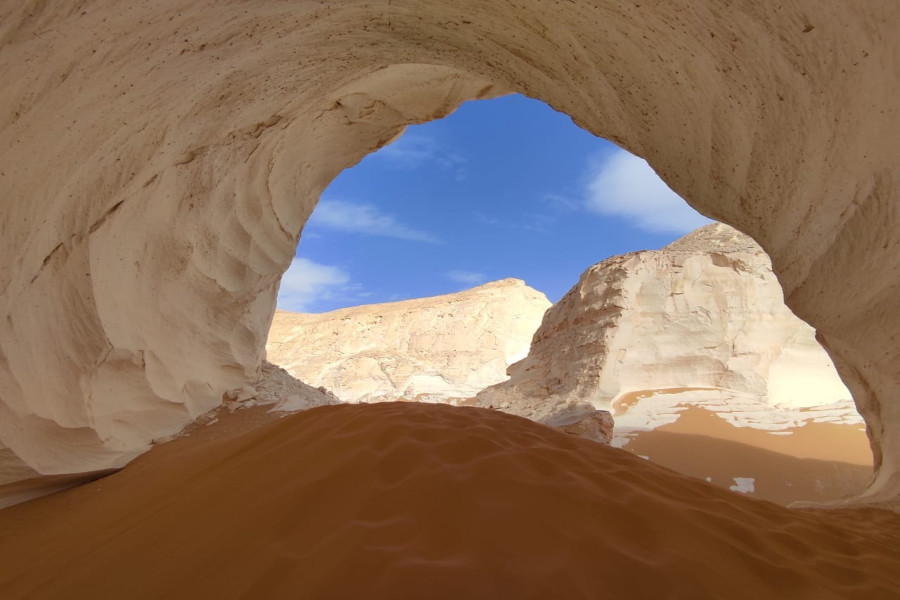 Formaciones rocosas del desierto blanco