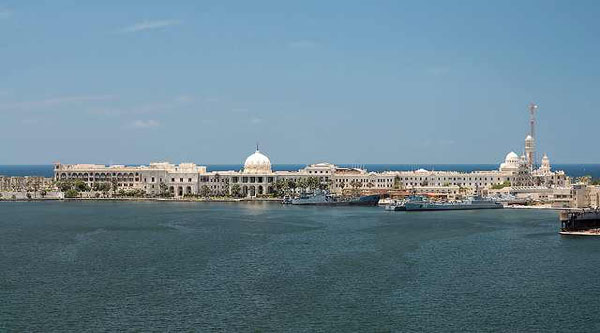 View on Ras el-Tin palace in Alexandria