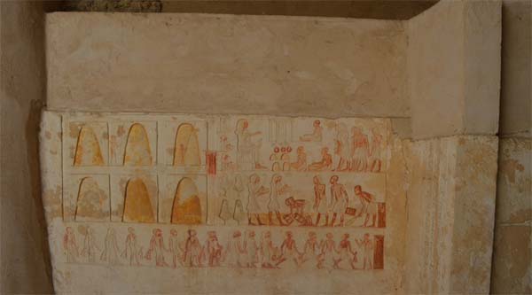 Decoration of the tomb.