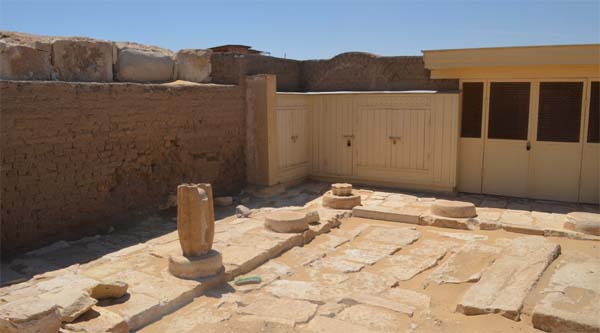 In the Pay and Rai tomb's courtyard.